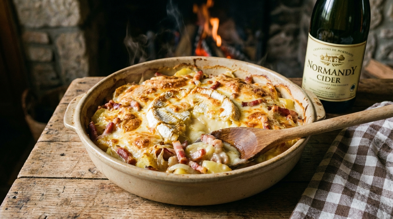 découvrez notre recette de tartiflette gourmande revisitée avec du camembert fondant pour un plat savoureux et réconfortant.