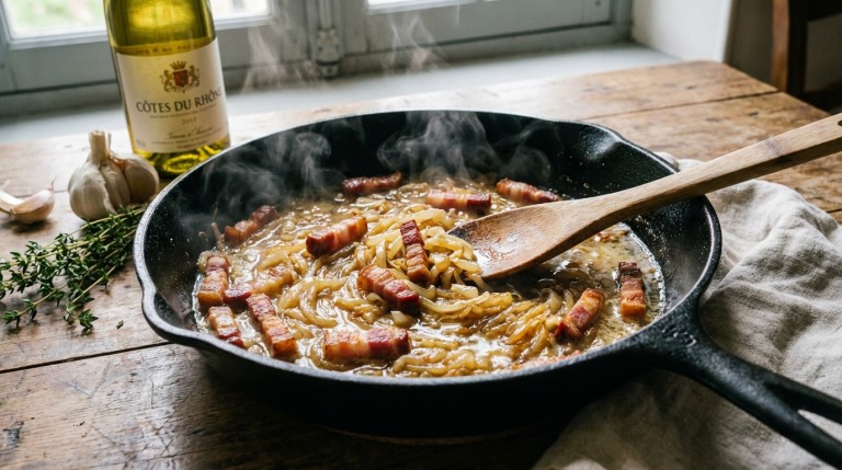 découvrez une tartiflette gourmande revisité avec du camembert fondant pour une saveur onctueuse et originale. un plat réconfortant et savoureux à déguster en famille.