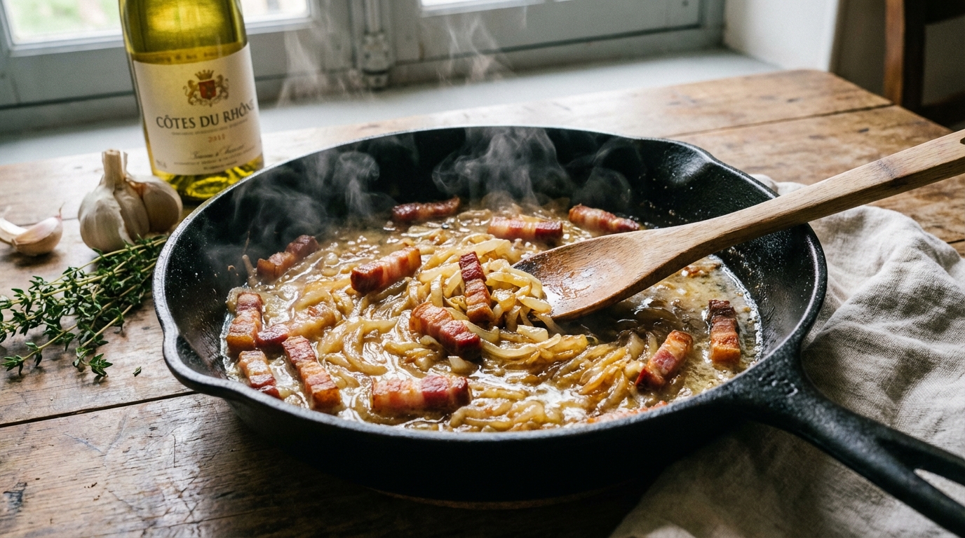 Tartiflette gourmande revisité au Camembert fondant