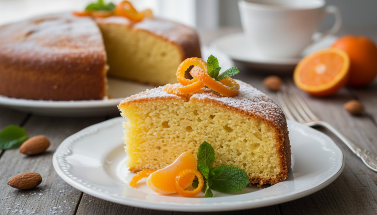 découvrez un gâteau aérien aux clémentines et amandes, une douceur ensoleillée et légère, prête en moins de 15 minutes pour vos envies gourmandes.