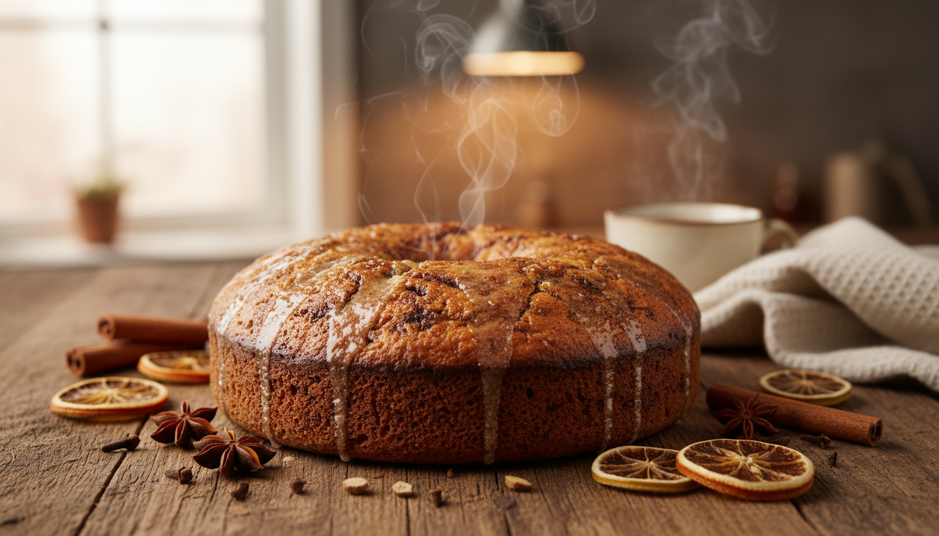 découvrez notre recette simple et rapide d'un gâteau d’hiver fondant et parfumé, parfait pour réchauffer votre cuisine et ravir vos papilles en un instant.