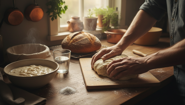 découvrez le secret millénaire du levain maison : un mélange simple de farine et d'eau qui révolutionne la saveur et la texture de votre pain fait maison.