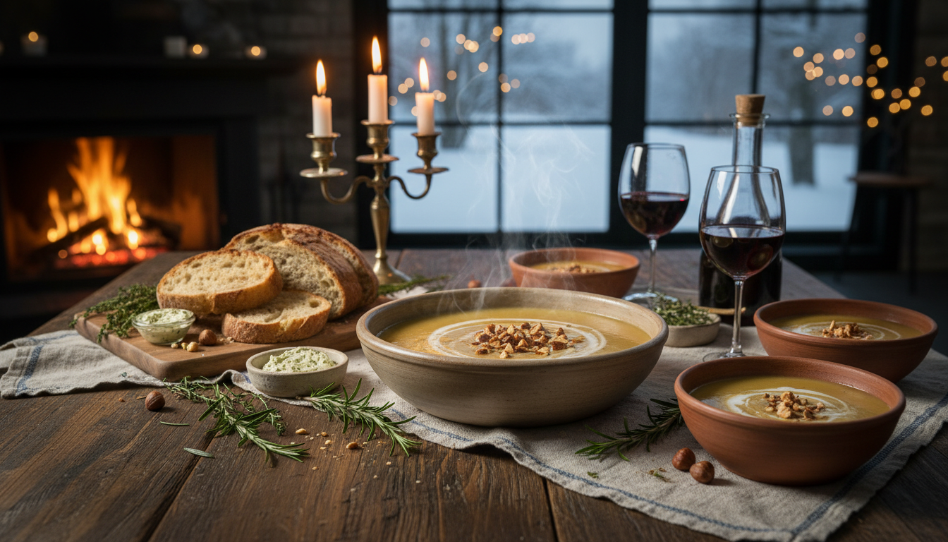 découvrez notre velouté de topinambours onctueux et aromatique, parfait pour réchauffer vos soirées d'hiver avec douceur et convivialité. une recette savoureuse et réconfortante à partager en famille.