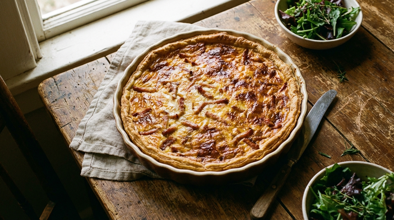 découvrez une quiche lorraine délicieusement savoureuse qui surpassera toutes vos recettes classiques. un goût authentique et irrésistible à essayer dès maintenant !