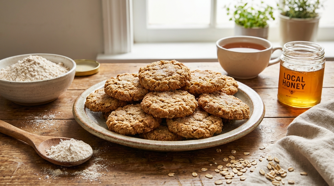 découvrez notre recette gourmande et saine de biscuits légers à la farine d’avoine, parfaits pour une pause délicieuse et équilibrée.