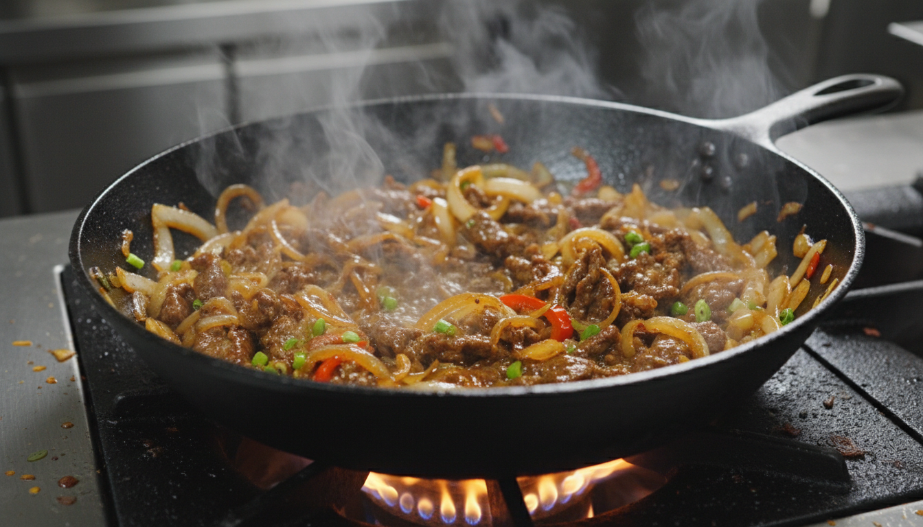 découvrez l'astuce de cuisson parfaite pour un bœuf aux oignons caramélisés tendre et savoureux qui révolutionnera vos dîners. recette simple et délicieuse à essayer dès ce soir !