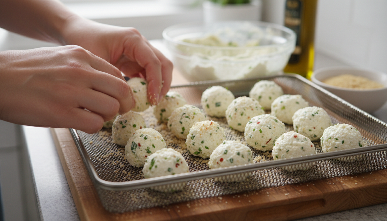 découvrez des bouchées apéro irrésistibles préparées au airfryer, parfaitement croustillantes à l'extérieur et fondantes à l'intérieur, sans aucune trace d'huile pour une gourmandise légère et saine.