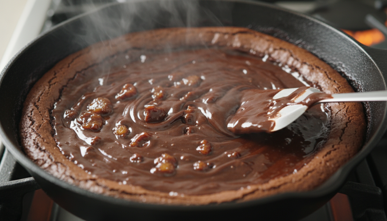 découvrez la recette facile du brownie fondant sans cuisson au four, préparé à la poêle pour des goûters rapides et délicieux qui raviront petits et grands.
