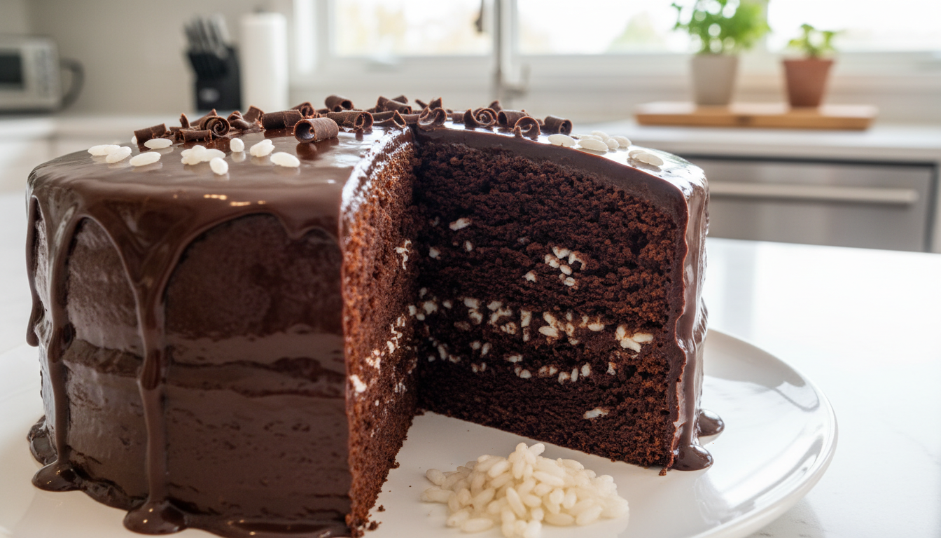 découvrez ce gâteau au chocolat original et surprenant à base de riz, une recette qui va révolutionner votre perception de ce grain traditionnel.