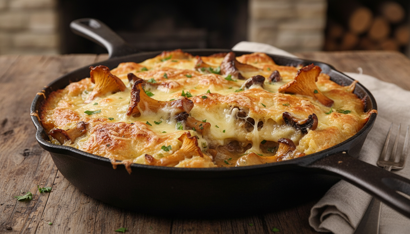 découvrez une recette réconfortante idéale pour l’hiver : champignons dorés et comté fondant sur une croûte croustillante, un plat qui réchauffe l’âme et ravit les papilles.