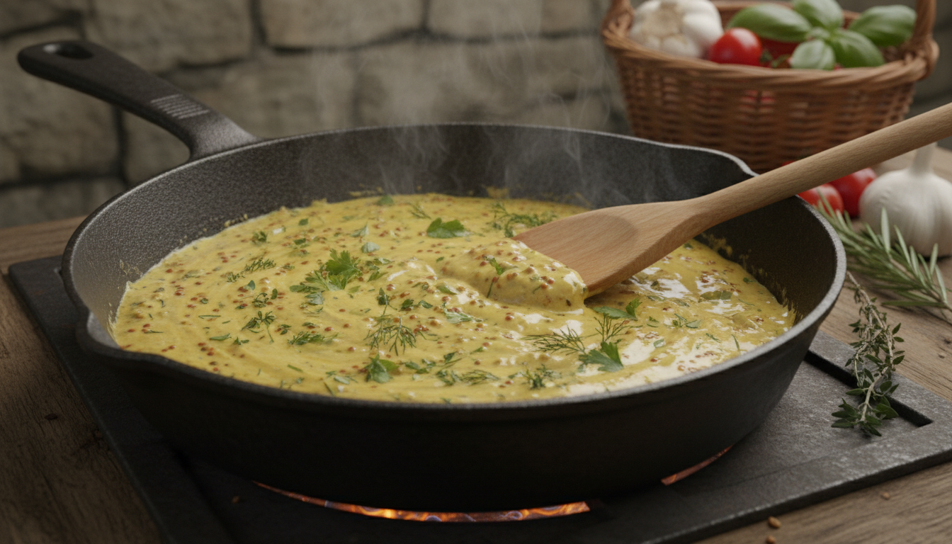 découvrez comment des pâtes à la moutarde et à la crème transforment un dîner simple en un festin onctueux et savoureux, alliant finesse et gourmandise pour ravir vos papilles.
