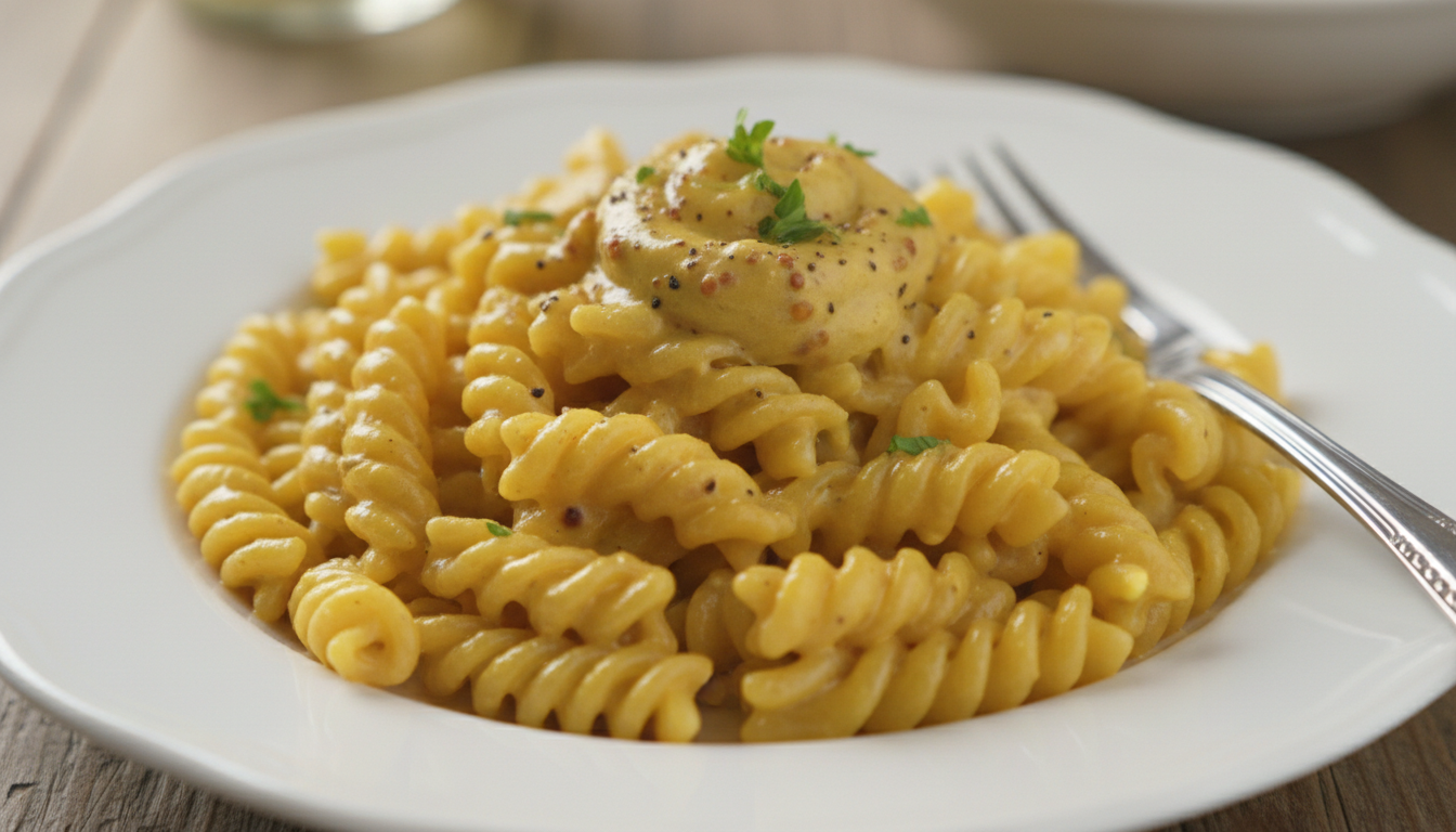découvrez comment des pâtes à la moutarde et à la crème peuvent transformer un dîner simple en un festin onctueux et savoureux, parfait pour ravir vos papilles.