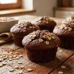 découvrez notre recette simple et authentique de cupcakes moelleux au cacao et flocons d'avoine, parfaits pour un dessert gourmand et sain.