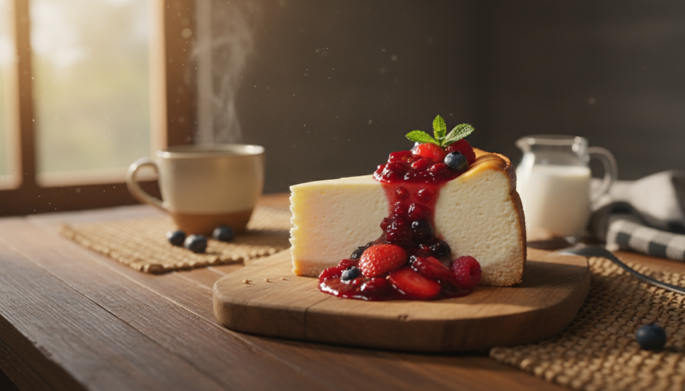 savourez notre gâteau au fromage blanc 0 % ultra léger, parfait pour se faire plaisir sans culpabilité. une douceur saine qui vous donnera envie d'en déguster deux parts !