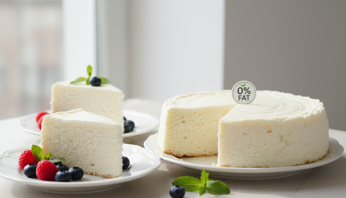 savourez notre gâteau au fromage blanc 0 % léger et gourmand, parfait pour se faire plaisir sans culpabilité. une douceur saine à découvrir absolument !