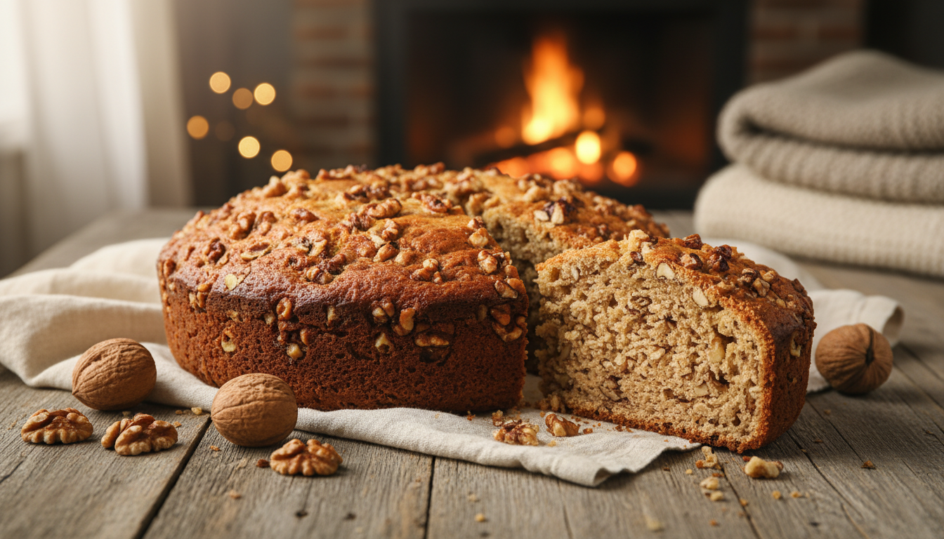 savourez un gâteau aux noix rustique et généreux, idéal pour satisfaire vos envies de douceur à tout moment. une recette simple et gourmande à ne pas manquer !