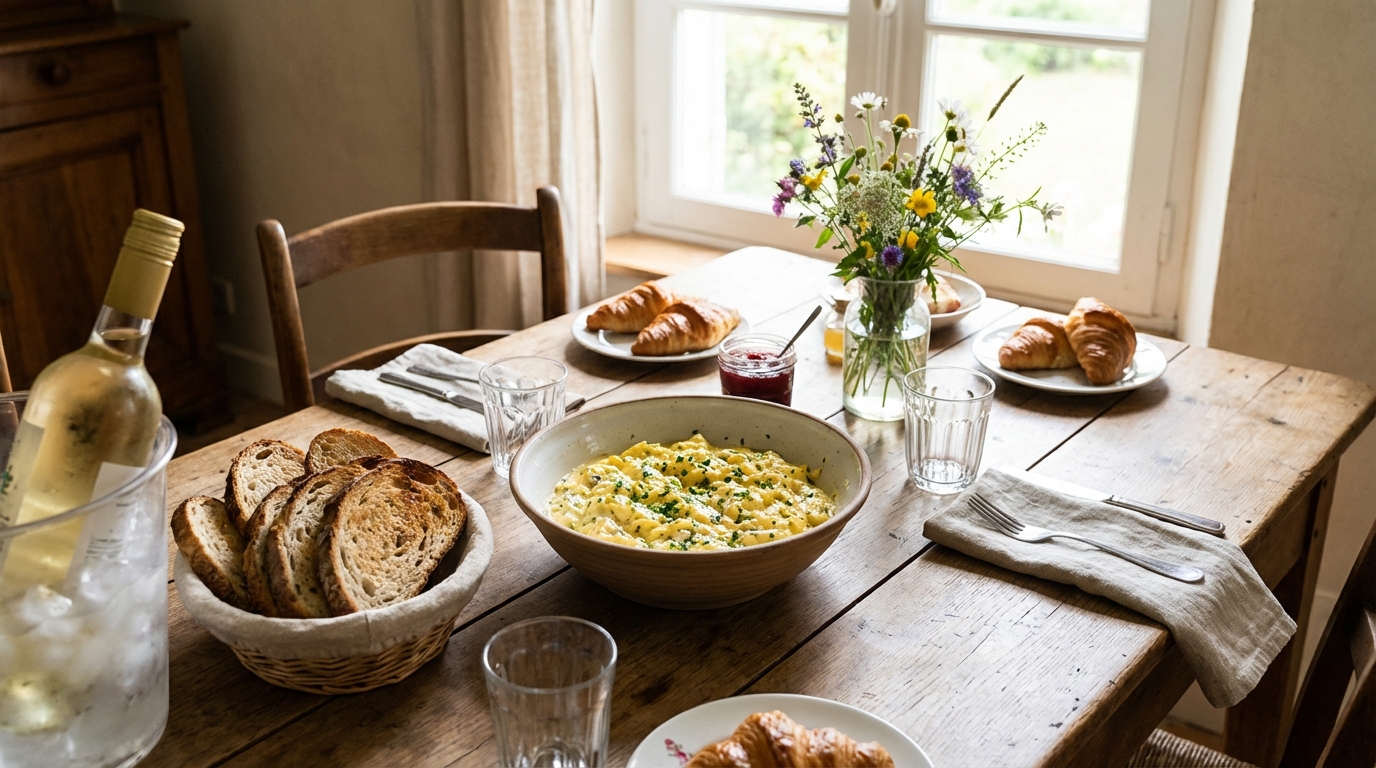 apprenez à préparer une brouillade d'œufs au fromage onctueuse et savoureuse avec notre recette simple et rapide, parfaite pour un petit-déjeuner gourmand.
