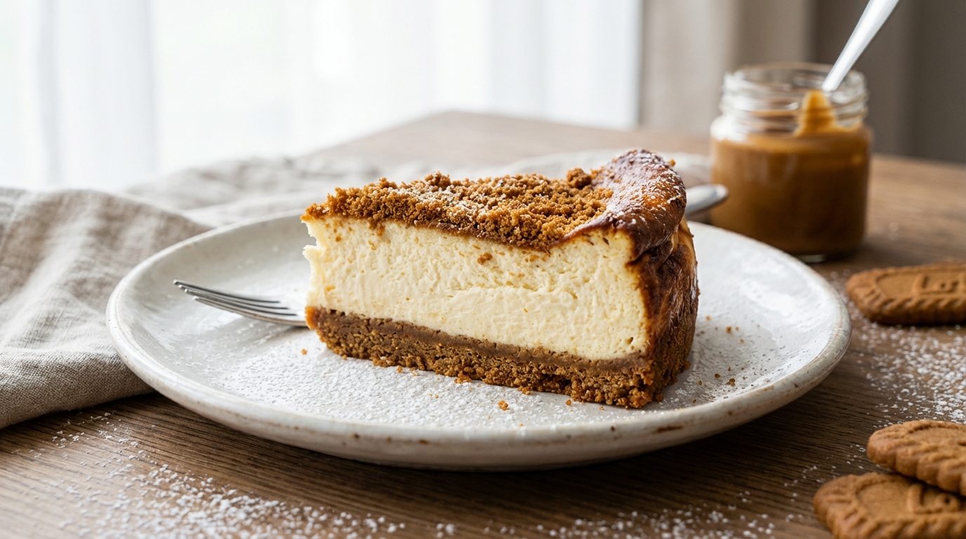 découvrez notre recette incontournable de cheesecake : un délice crémeux au fromage frais sublimé par un crumble croustillant de spéculoos. parfait pour toutes les occasions gourmandes !