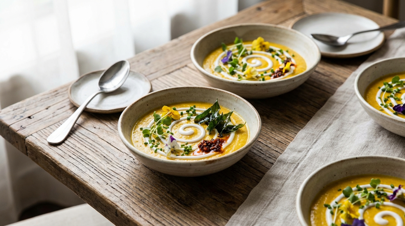 découvrez notre recette savoureuse de purée de maïs au curry et fromage frais, un délice exotique alliant douceur et fraîcheur pour régaler vos papilles.