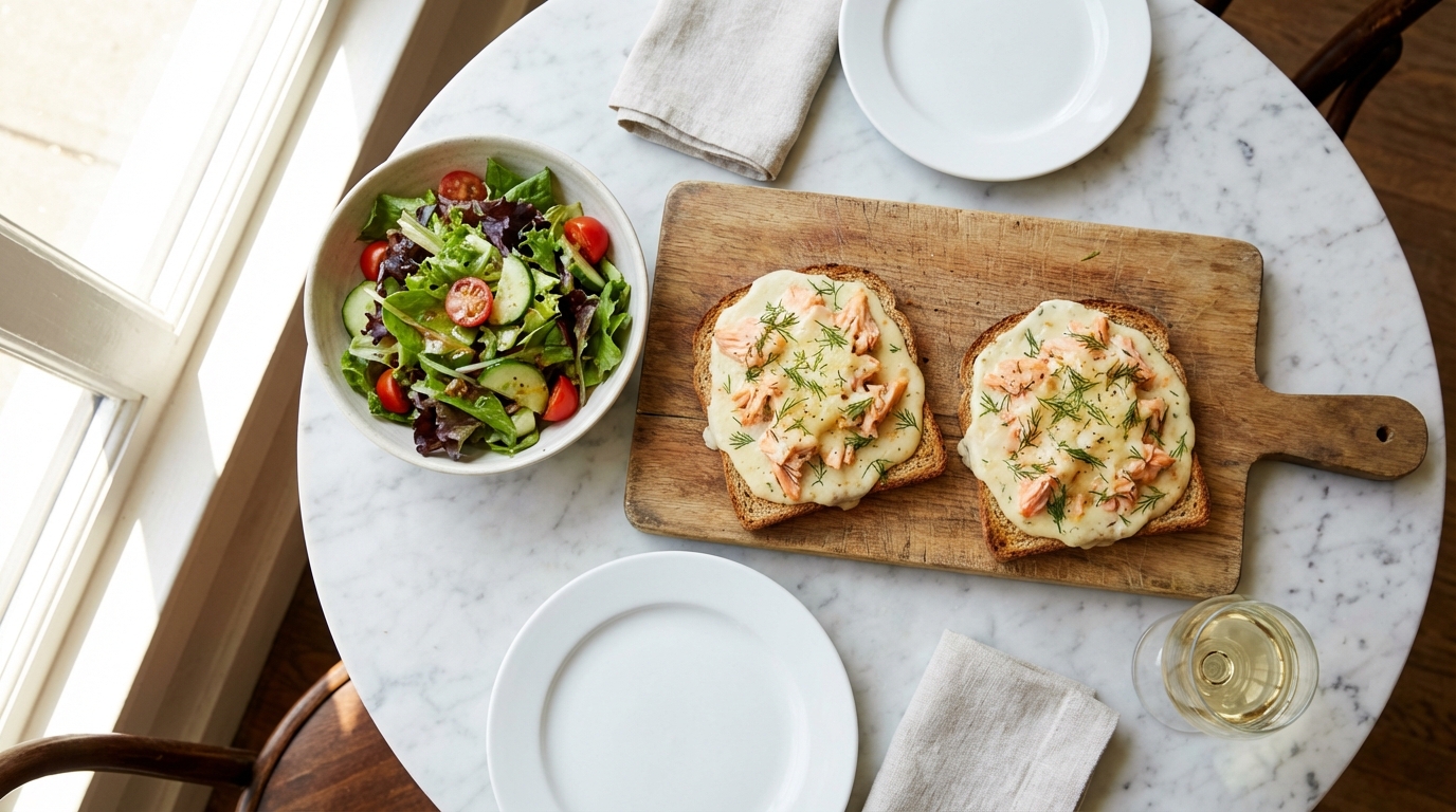 découvrez notre recette de croque au saumon et béchamel allégée, parfaite pour une pause gourmande et saine. un délice léger qui allie saveurs et bien-être.