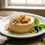 découvrez notre flan aérien à l’ananas et à la noix de coco, un délice tropical alliant douceur et fraîcheur pour un dessert exquis et léger.