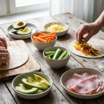 découvrez nos minis wraps légers et savoureux à l’avocat, jambon et fromage, parfaits pour des encas gourmands et équilibrés.