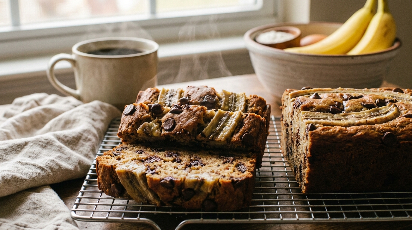 découvrez la recette légère et gourmande du cake moelleux banane et pépites de chocolat, parfaite pour se faire plaisir sans culpabiliser.