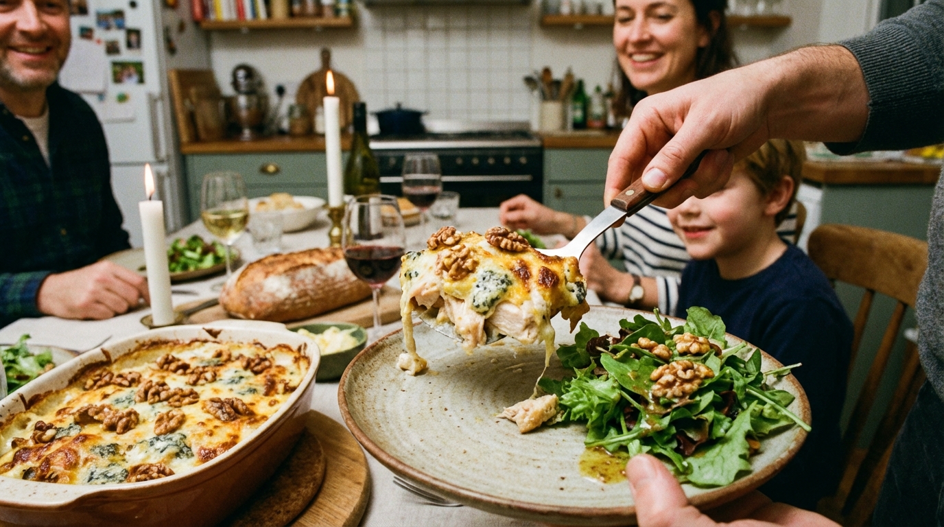 découvrez notre recette rapide et gourmande de gratin de poulet au fromage bleu, un plat savoureux qui ravira vos papilles et impressionnera vos convives.