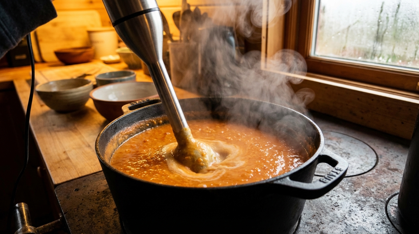 découvrez notre recette simple et légère de velouté de lentilles corail au lait de coco, parfaite pour un repas savoureux et réconfortant.
