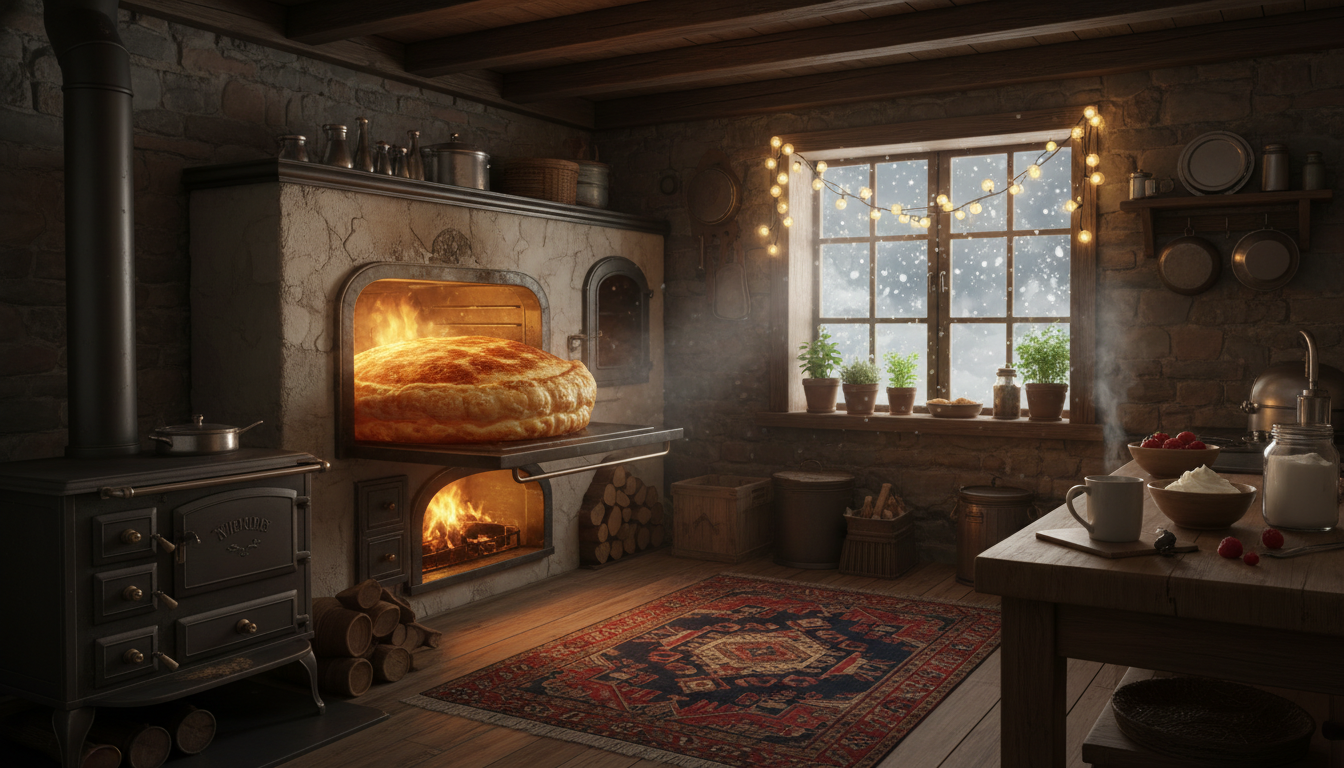 découvrez comment préparer une crêpe géante dorée en seulement 25 minutes au four pour réchauffer vos soirées d'hiver avec un festin gourmand et convivial.