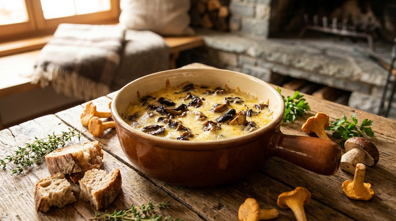 découvrez notre recette de fondue savoyarde aux champignons, une alliance parfaite de saveurs authentiques pour un repas convivial et gourmand.