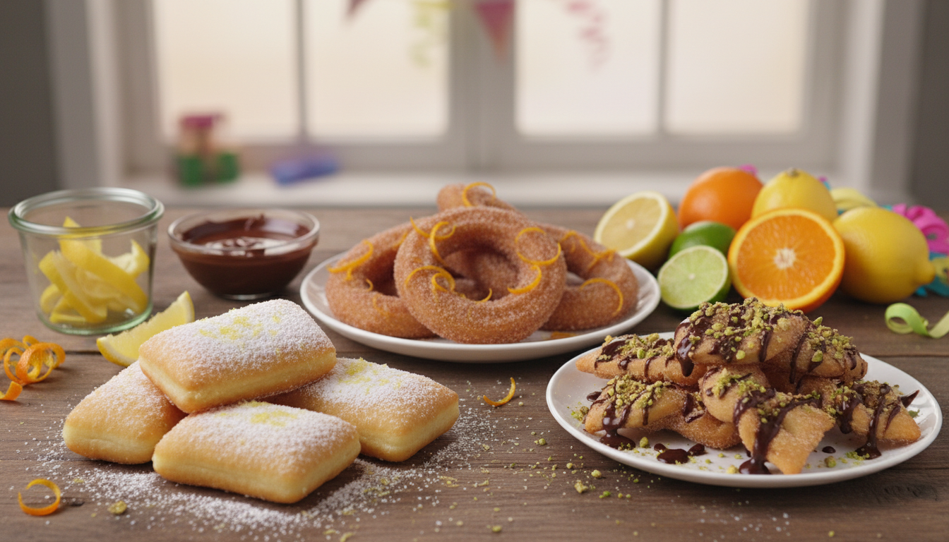 découvrez les ganses niçoises, ces beignets dorés et parfumés à la fleur d’oranger, recette traditionnelle de ma grand-mère. un délice irrésistible qui ravira vos papilles dès la première bouchée.