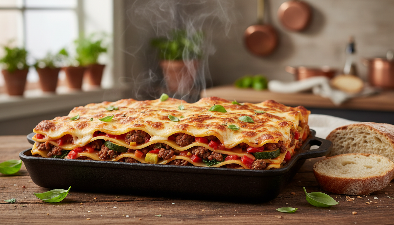 découvrez notre recette de lasagnes express de février, alliant saveurs intenses et douceur réconfortante pour un repas rapide et délicieux dès la première bouchée.