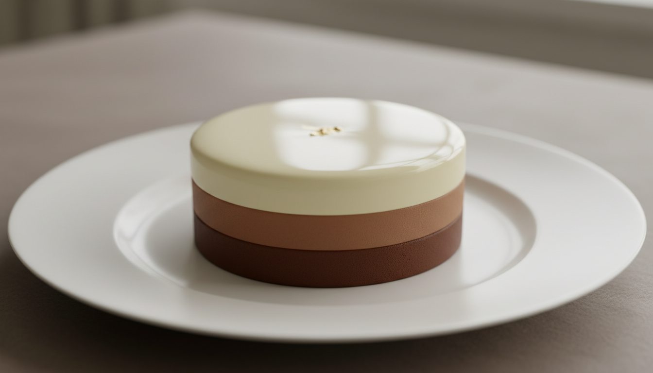 découvrez le royal chocolat, une pâtisserie d'exception aux trois couches parfaites, avec un glaçage miroir impeccable et une expérience gourmande d'un silence assourdissant.