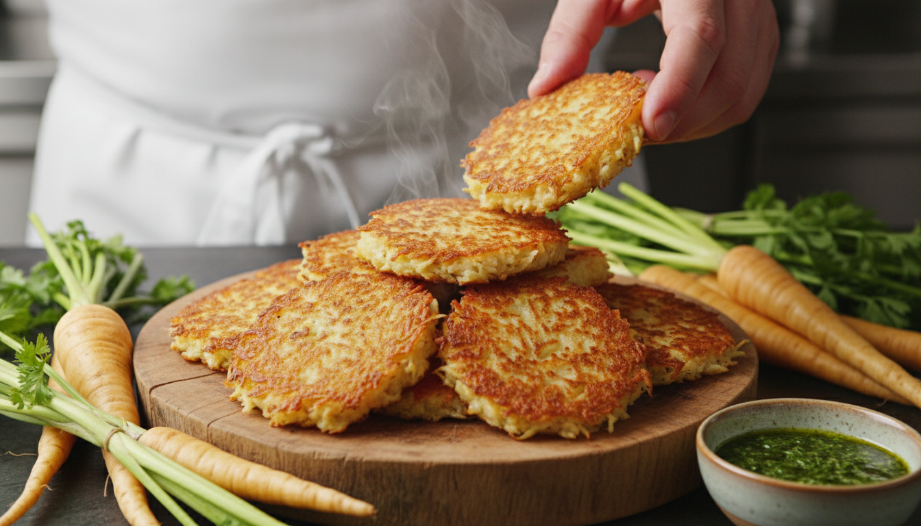 découvrez le secret croustillant des chefs pour transformer le panais en röstis dorés et irrésistibles, une recette savoureuse et facile à adopter pour ravir tous les palais.