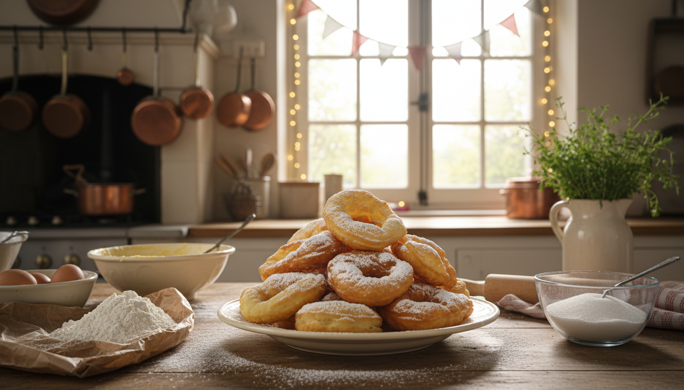 découvrez la recette maison des bugnes croustillantes de jean-françois piège et transformez votre cuisine en une fête foraine gourmande pleine de saveurs et de plaisir.