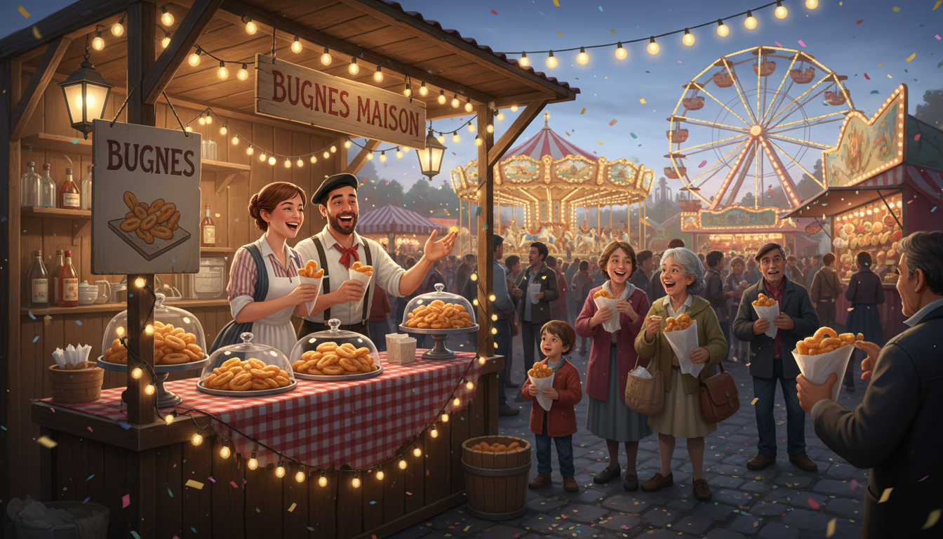 découvrez la recette maison des bugnes croustillantes de jean-françois piège et transformez votre cuisine en une fête foraine gourmande pleine de saveurs irrésistibles.