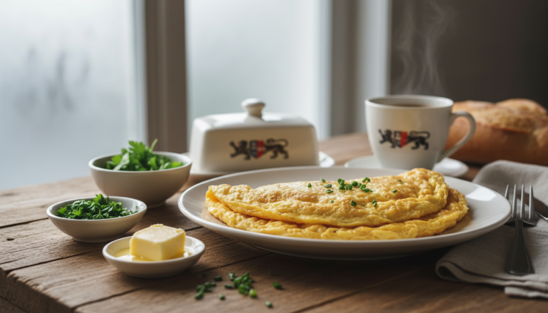 découvrez la recette simple et rapide de l'omelette au beurre normand, parfaite pour réchauffer vos journées d'hiver avec douceur et gourmandise.