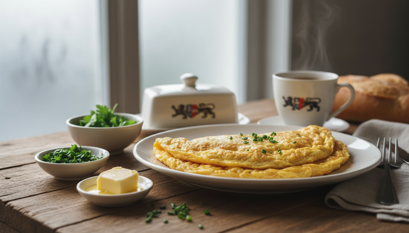découvrez la recette simple et rapide de l'omelette au beurre normand, parfaite pour réchauffer vos journées d'hiver avec douceur et gourmandise.