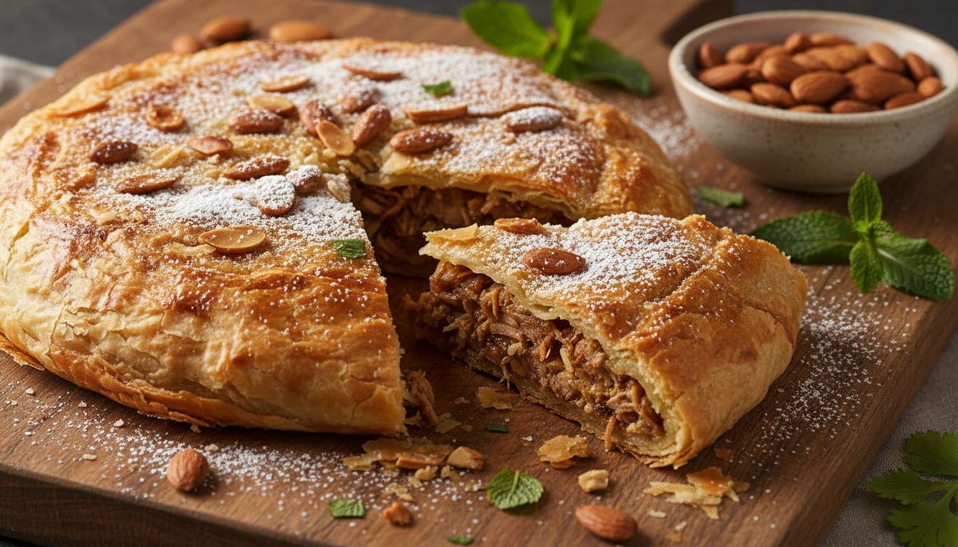 découvrez notre recette de pastilla maison, alliant croustillant doré et fondant gourmand pour séduire les amateurs de saveurs sucré-salé.