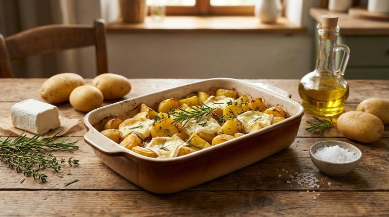 découvrez notre recette simple et savoureuse de pommes de terre au chèvre, parfaite pour un repas gourmand et rapide à préparer.