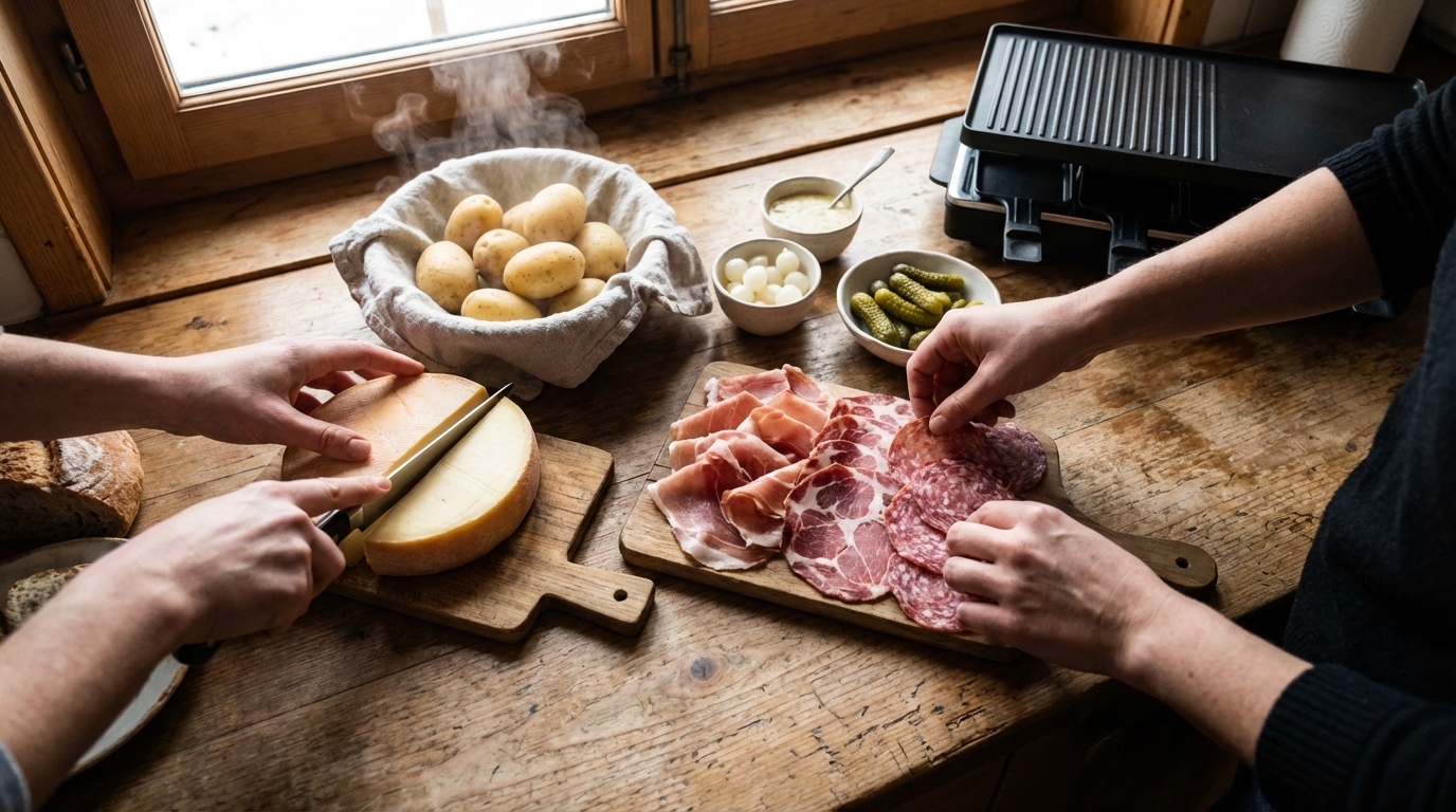 découvrez nos idées gourmandes de raclette classique et ses délicieuses garnitures pour un festin convivial et chaleureux entre amis ou en famille.
