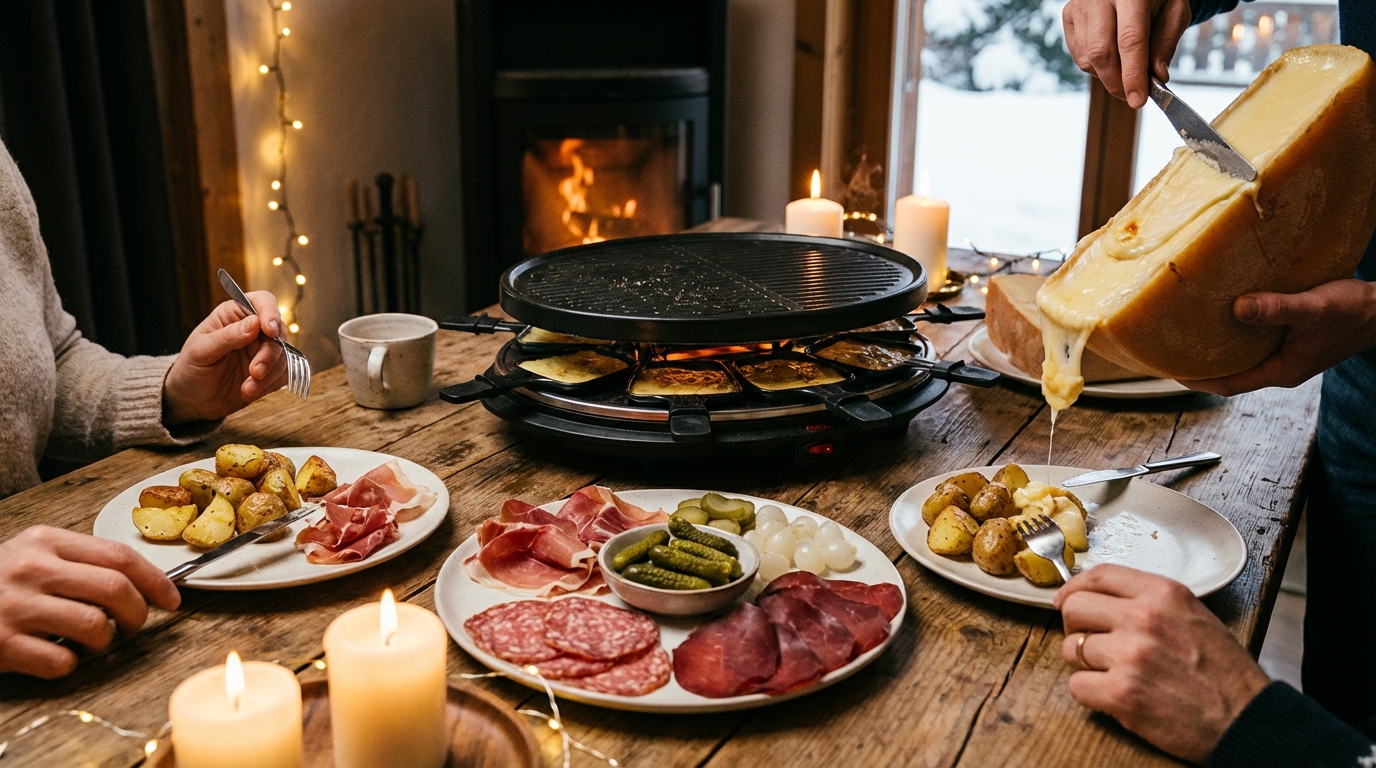 découvrez notre sélection de raclettes classiques accompagnées de garnitures savoureuses pour un repas convivial et gourmand entre amis ou en famille.