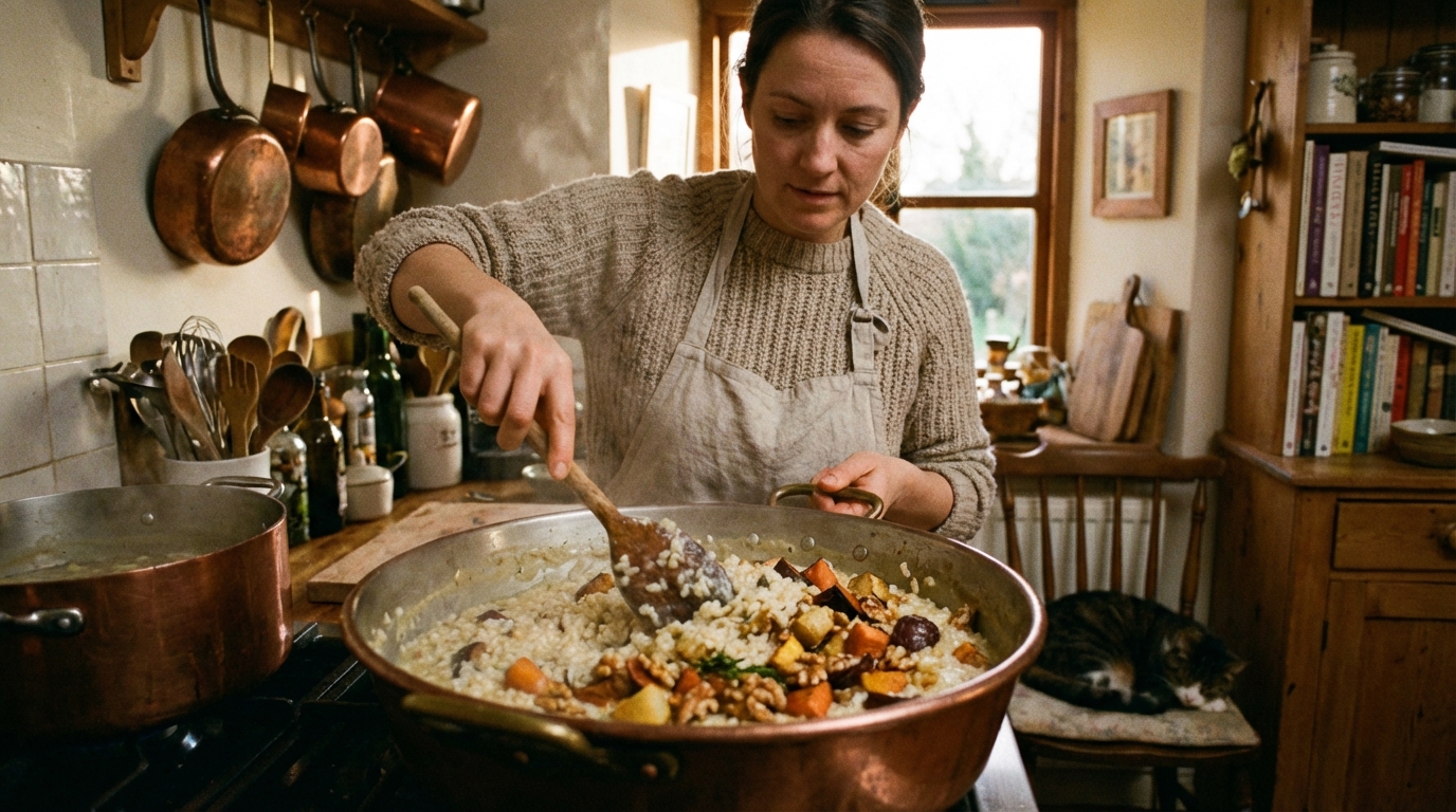 découvrez notre recette gourmande de risotto aux légumes oubliés et noix du périgord, un plat savoureux et original qui ravira vos papilles.