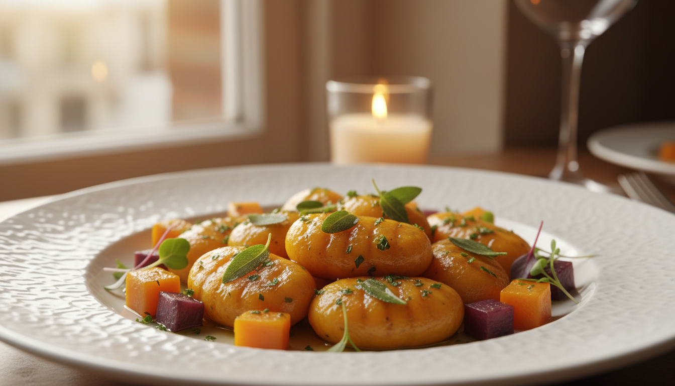 célébrez une saint-valentin gourmande et végétale avec ces gnocchis à la courge, un plat aux saveurs envoûtantes qui ravira vos papilles et votre cœur.