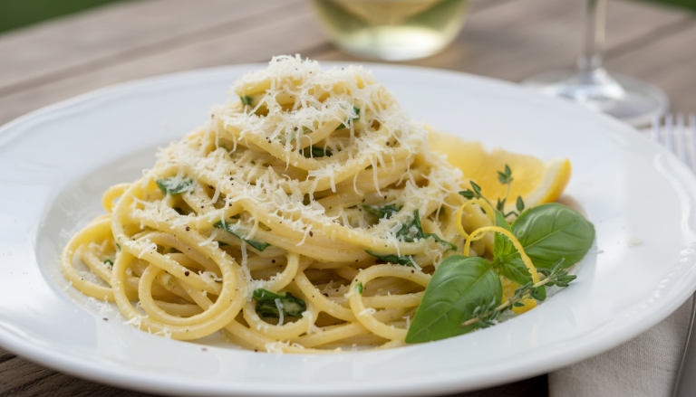 découvrez notre recette de spaghetti citronnés au basilic et parmesan, une sauce crémeuse qui transformera votre dîner en une véritable escapade italienne pleine de saveurs fraîches et gourmandes.
