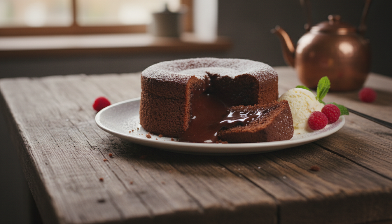 découvrez notre recette de fondant au chocolat moelleux, prête en seulement 20 minutes pour un dessert simple et gourmand à savourer sans attendre.
