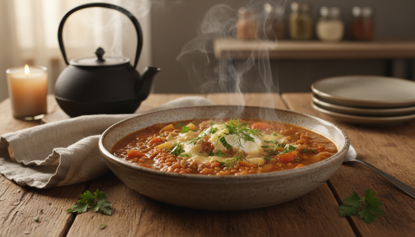 découvrez comment transformer un simple ingrédient du placard en un plat d'hiver rapide, réconfortant et délicieusement gourmand, parfait pour les soirées froides.