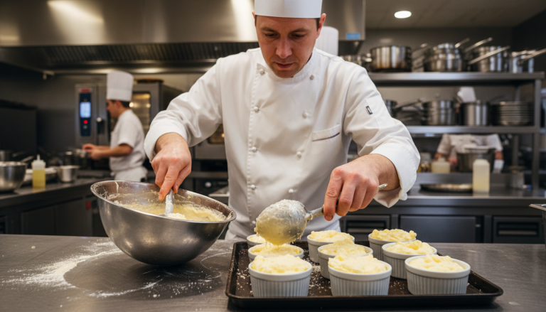 découvrez une recette simple et rapide pour un soufflé au chèvre gourmand, sans béchamel ni blancs montés, prêt en seulement 15 minutes.