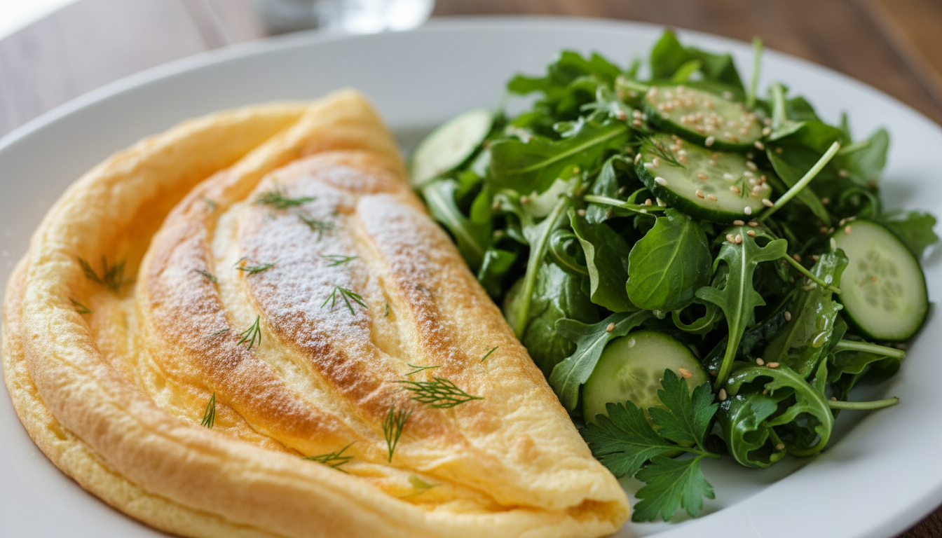 découvrez la recette surprenante d'une omelette soufflée aux trois œufs et pomme de terre, idéale pour réchauffer vos soirées d’hiver avec douceur et gourmandise.